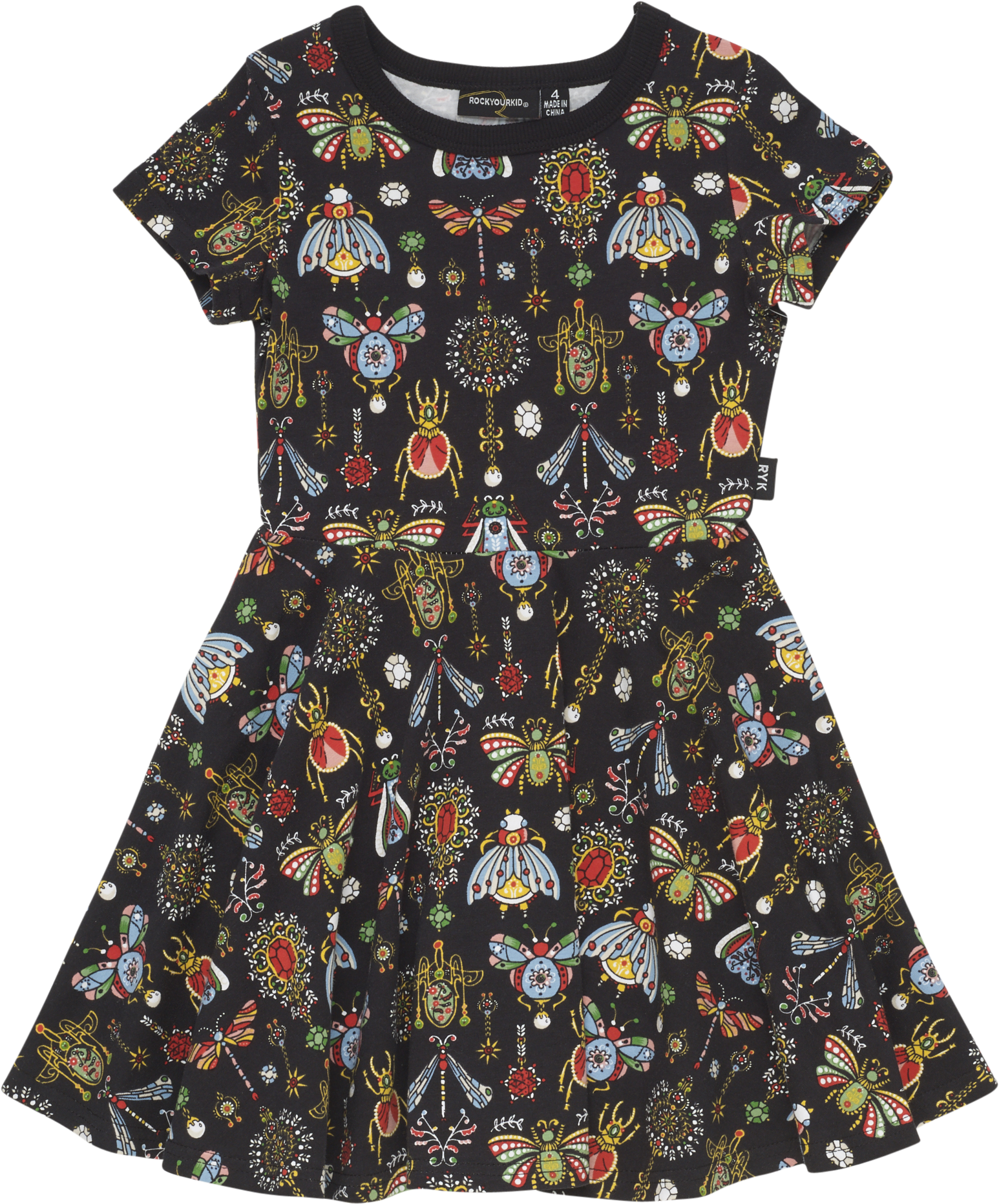 Rock Your Kid The Collection Waisted Dress - Day Dress (2158x2158), Png Download