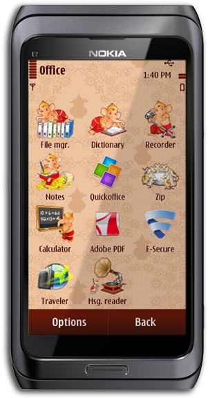Bal Ganesha - Office - Iphone (604x604), Png Download