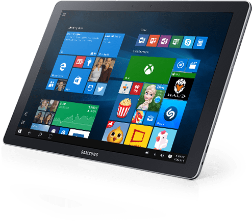 The Galaxy Tabpro S Is The Only Device You'll Need - Galaxy 2 In 1 Tab Pro S Blk (722x467), Png Download