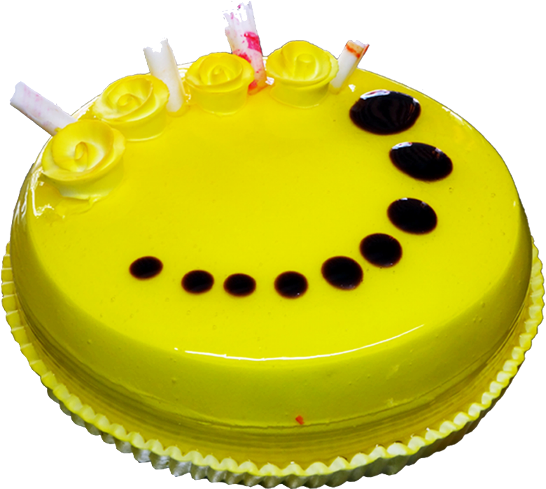 Sale - Pineapple Pastry Birthday Cake (830x768), Png Download