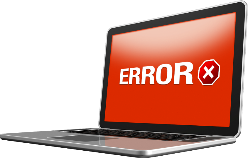For The Last Quarter Century, The General Way In Which - Error Laptop (869x559), Png Download