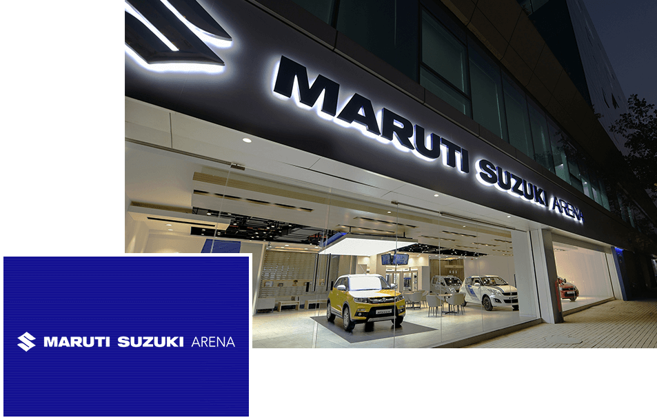 Dynamic Road With Active Terrace - Arena Maruti Showroom (953x609), Png Download