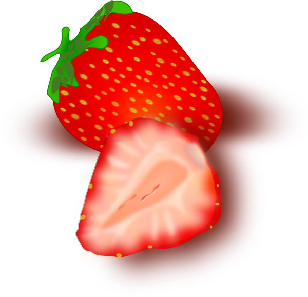 Small - Strawberry Clip Art (600x579), Png Download
