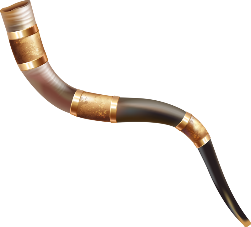 Instruments Clipart Tambura - Gold Shofar Png (800x724), Png Download