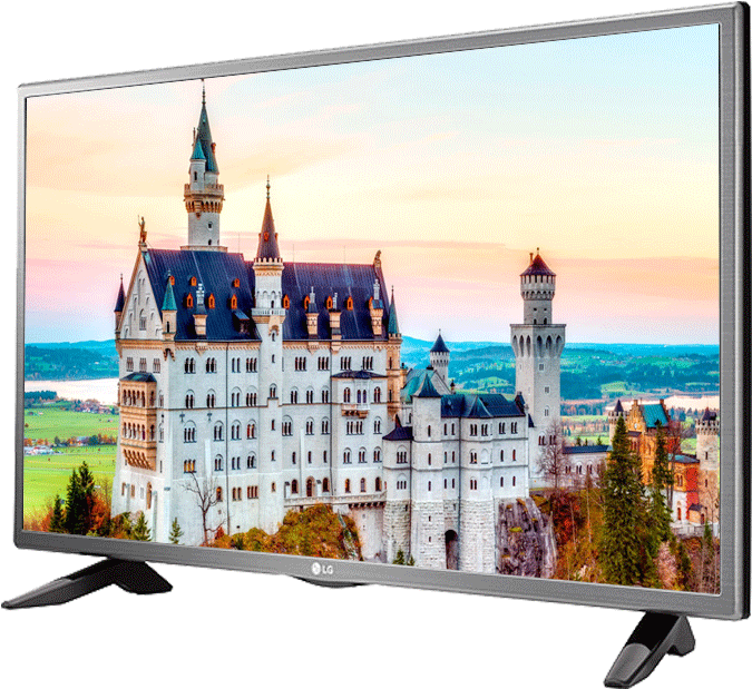 Lg 32″ Lj570u Hd Ready Smart Led Tv - Neuschwanstein Castle (840x1000), Png Download