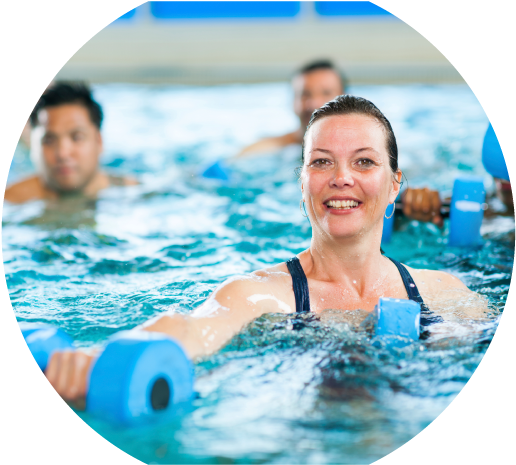 Aqua Aerobics - Аквааеробіка (573x544), Png Download