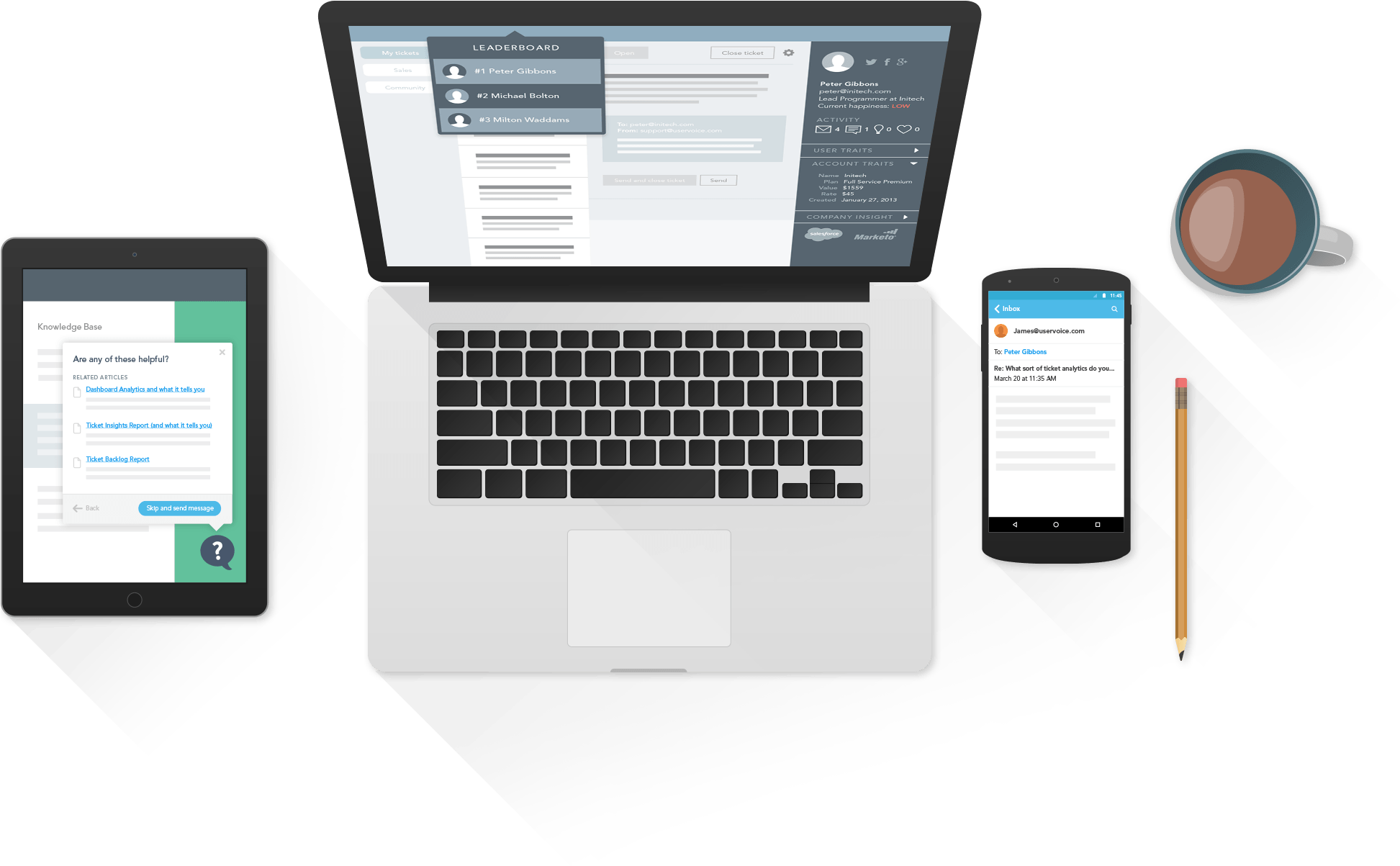 About Us - Flat Web Design In Photoshop (1958x1216), Png Download
