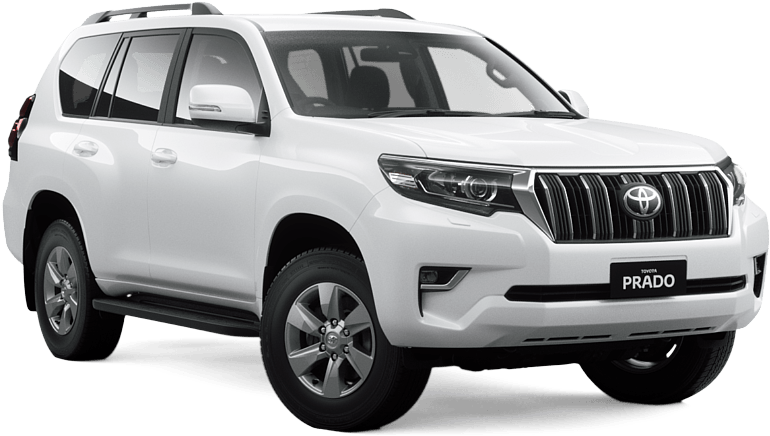 Prado Gxl Turbo-diesel - Toyota Hilux 2018 White (907x510), Png Download