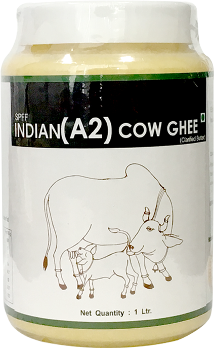 Spff Indian Cow Ghee (clarified Butter) 500 Ml - Skim Milk (800x800), Png Download