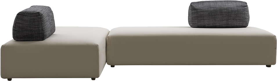 Wooden Structure Sofa With Different Density Polyurethane - Jesse Aplomb (1200x758), Png Download