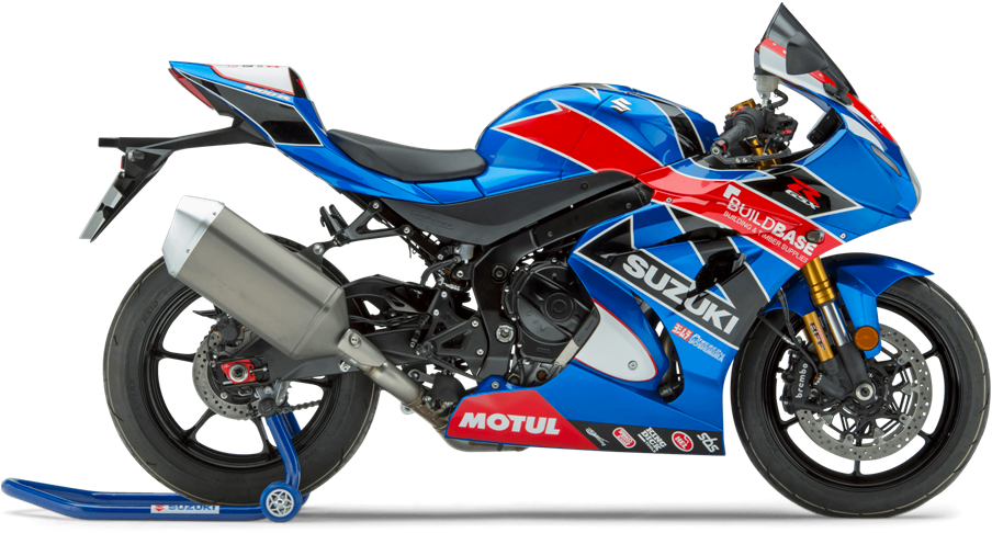 Suzuki Gsx R1000r Buildbase Sport Motorbike Blue - Gsx R1000r Bsb Replica (1100x950), Png Download