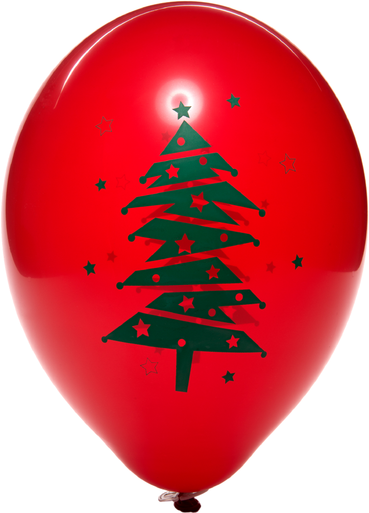 Print Your Own Christmas Balloons - Christmas Tree (1024x1024), Png Download