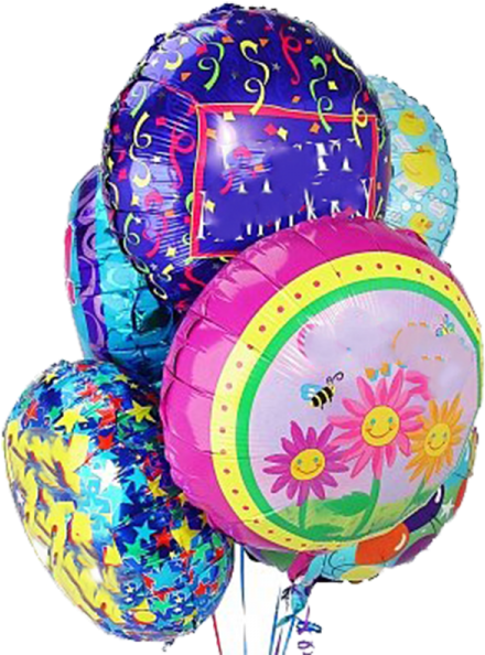 Mylar Balloons (600x600), Png Download