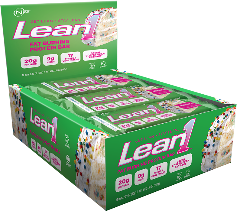Lean1 Protein Bars - Lean1 Bars (908x1024), Png Download