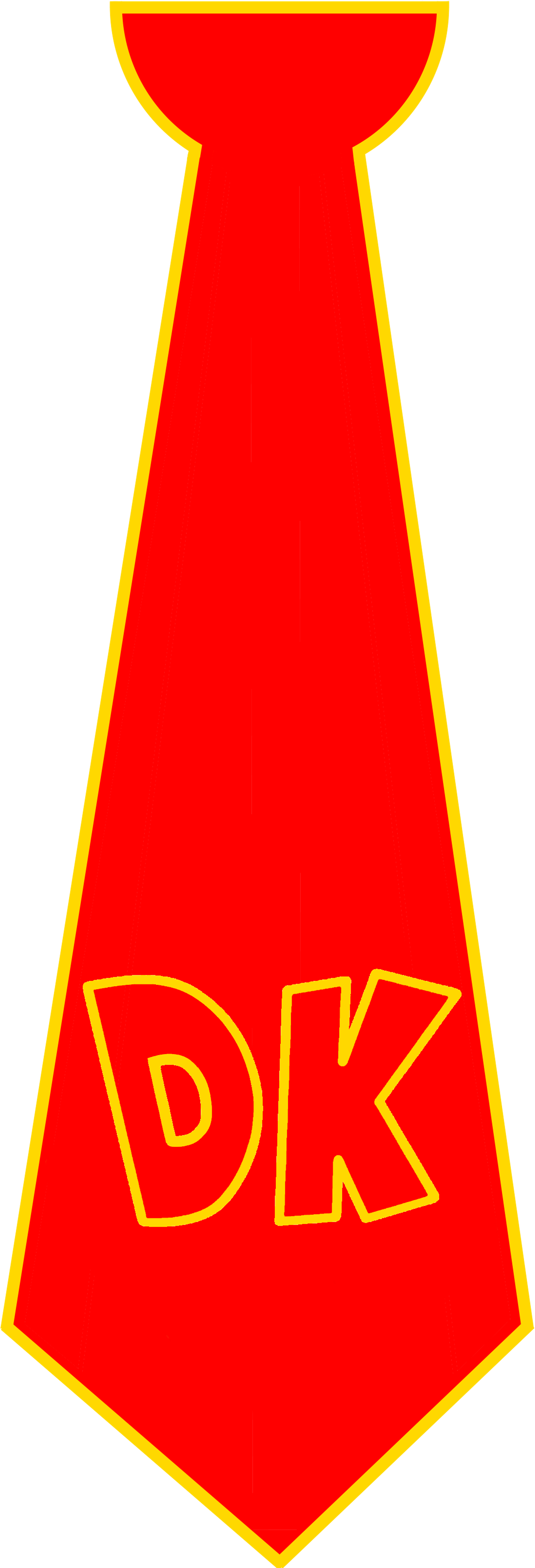 Donkey Kong Tie Png Png - Donkey Kong Tie Png (2146x6054), Png Download
