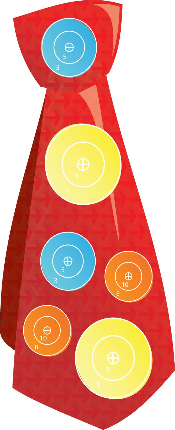 Tie-only - Necktie (560x1374), Png Download