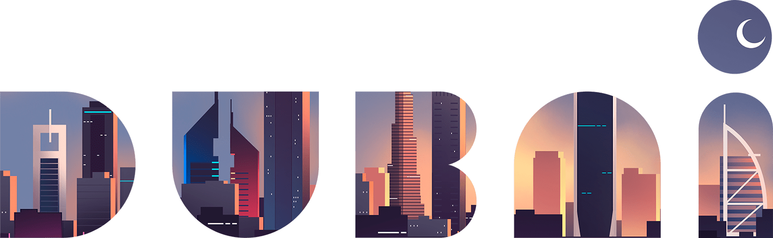 Dubai Skyline Letters - Dubai Images Png (1590x491), Png Download