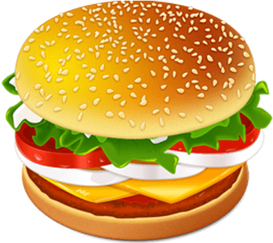 Burger Clipart Big Mac Pencil And In Color Burger Png - Burger Clipart Png (400x400), Png Download