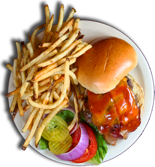 Lunch Burger Png - Delicious Food Png (500x540), Png Download