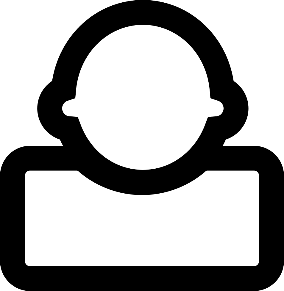 Oval Clipart Shape Person - Icon (954x980), Png Download