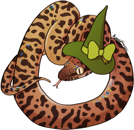 6 - Snake Wizard (500x500), Png Download