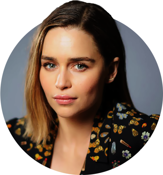 Here Are 6 Circle Style Icons Of Emilia Clarke Requested - Emilia Clark (600x600), Png Download
