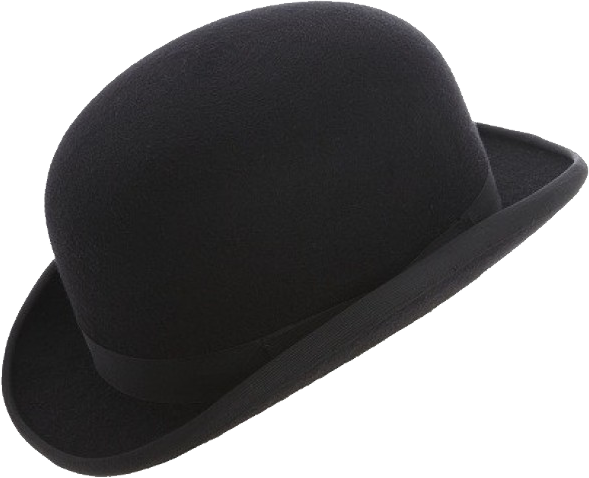 Bowler Hat (589x478), Png Download