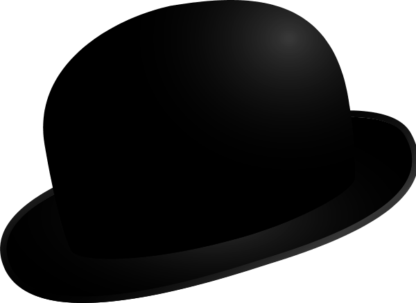 Bowler Hat Clipart - Bowler Hat Clipart Png (600x437), Png Download
