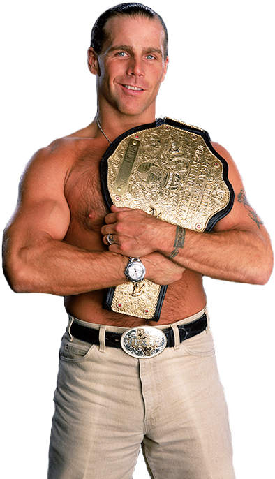 Shawn - Wwe Shawn Michaels World Heavyweight Champion (622x722), Png Download