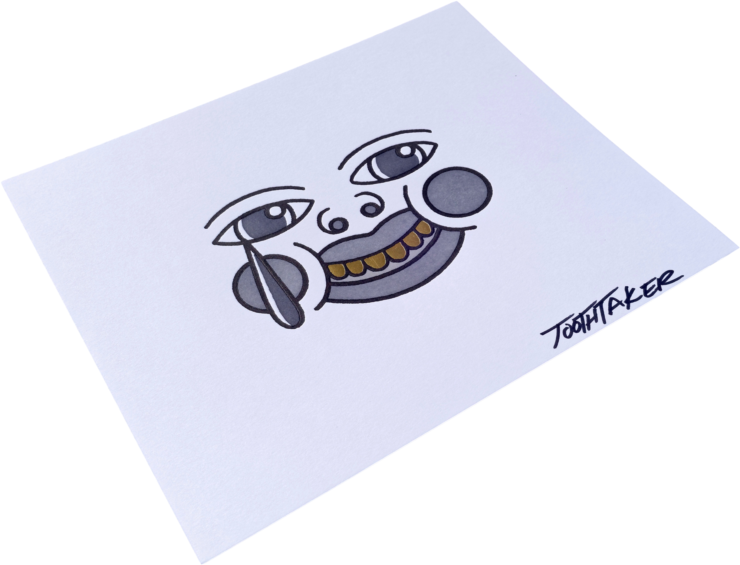 Thug Tears - Cartoon (2490x2490), Png Download