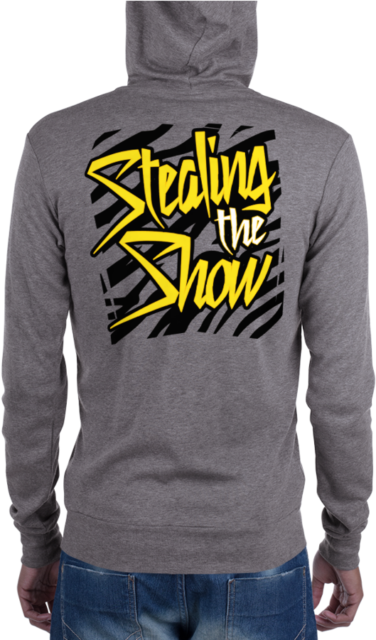 Dolph Ziggler "stealing The Show" Unisex Zip Hoodie - Stealing The Show Logo (900x900), Png Download