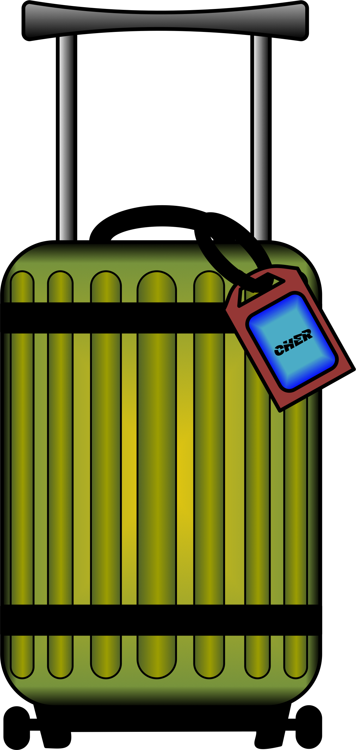 Maleta Clip Art - Clip Art Maleta (1193x2514), Png Download