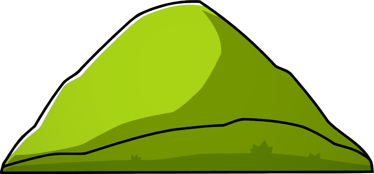 Hill Png - Scribblenauts Hill (1193x555), Png Download