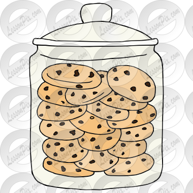 Dessert Clipart Cookie Tray - Cookie Jar Clipart (380x380), Png Download