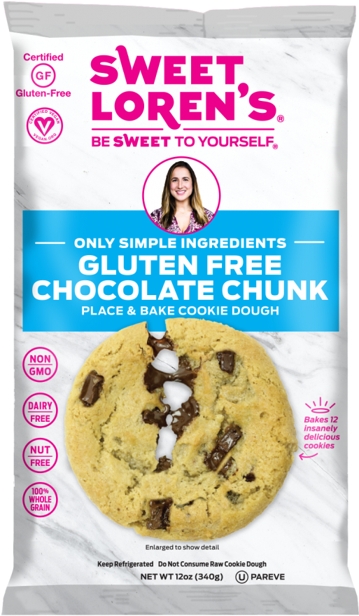 These Will Be Found In The Refrigerated Section By - Sweet Lorens Gluten Free Cookies (683x1024), Png Download
