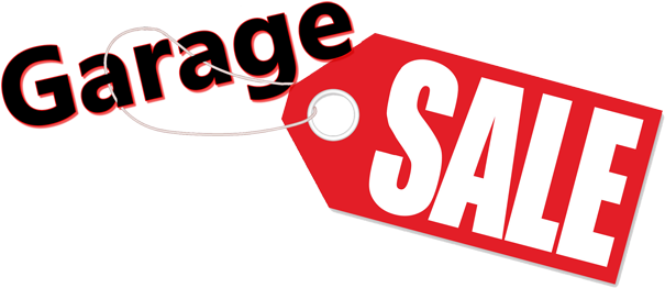 Garage Sale - Garage Sale Logo Png (616x275), Png Download
