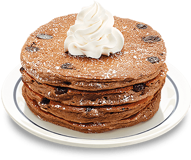 Pancake Clipart Chocolate Chip Pancake - Pancake (617x367), Png Download