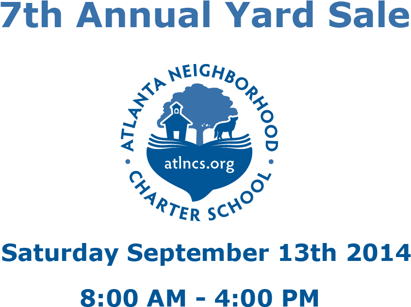 7th Annual Yard Sale - Atlanta Charter Middle School (960x760), Png Download