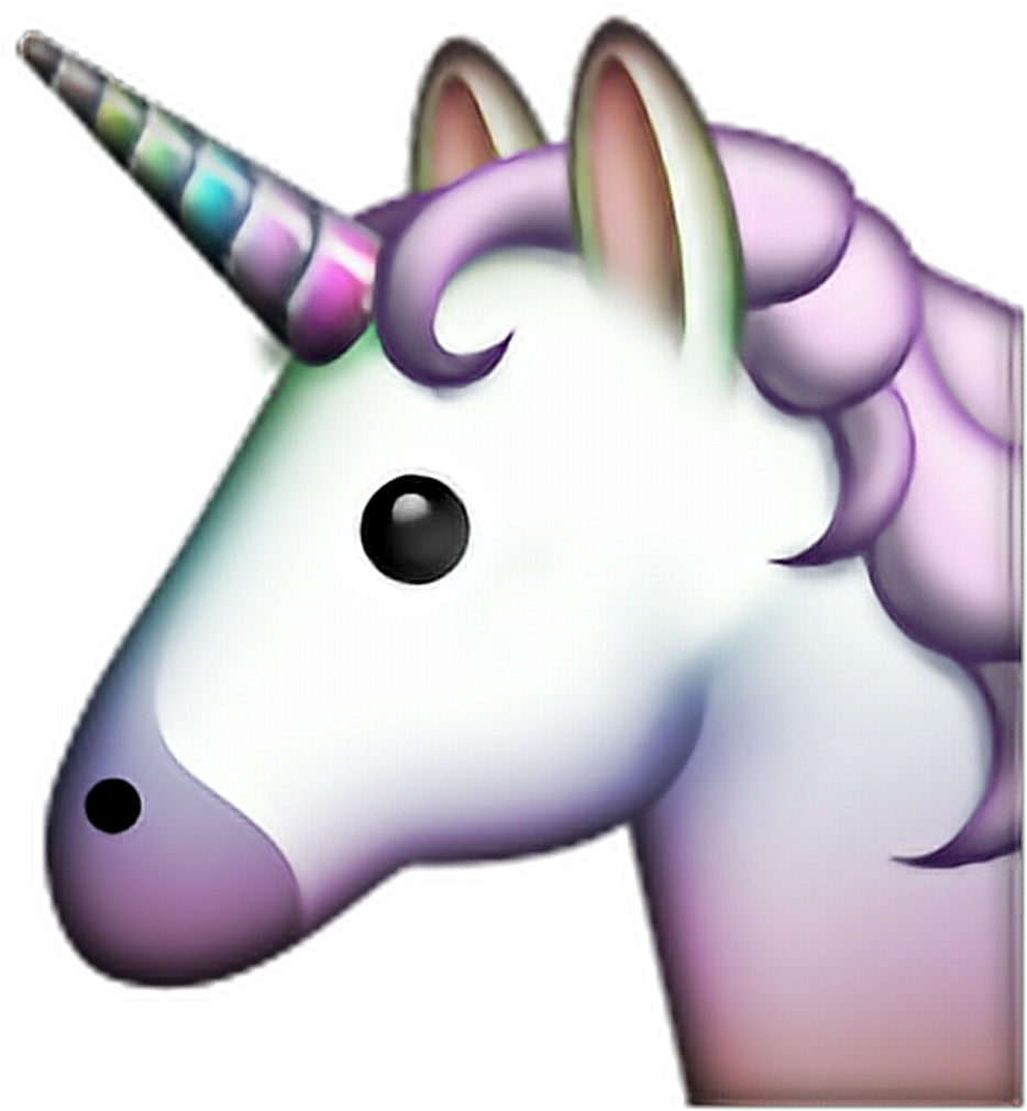 Emoji Whatsapp Unicorn Unicornio Pngarcoiris🌈 - Unicorn Emoji (1024x1024), Png Download