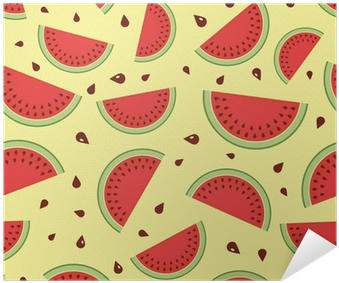 Watermelon Seamless Background - Pastèque Arrière Plan (400x400), Png Download