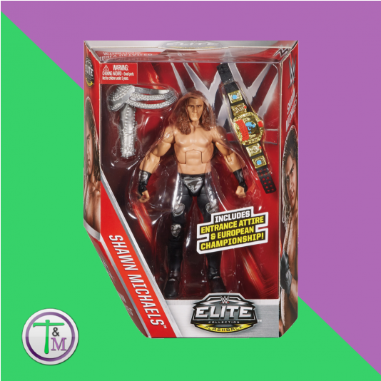 Wwe Elite Lost Legends Shawn Michaels Figure (533x800), Png Download