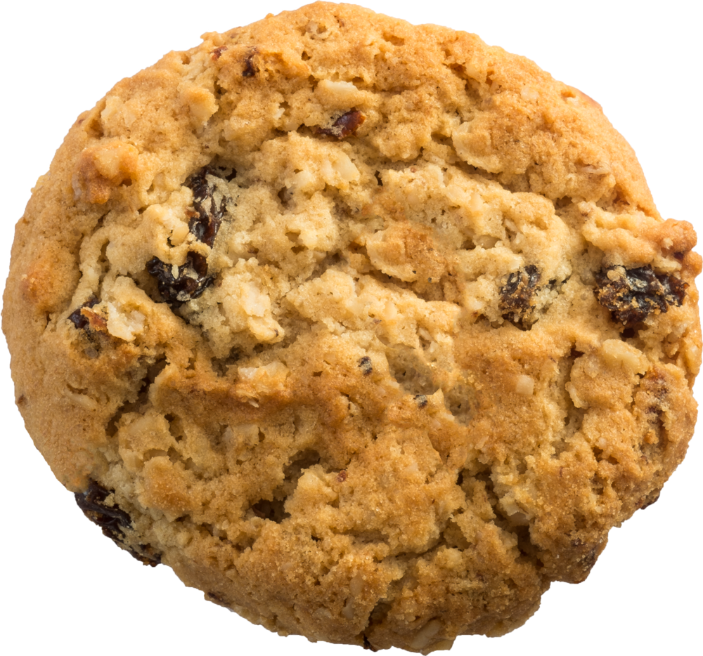 31 Oatmeal Raisin - Oatmeal Raisin Cookie (1000x934), Png Download