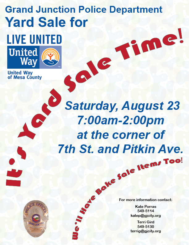 Public Yard Sale For United Way 2014 Flier - United Way (612x792), Png Download