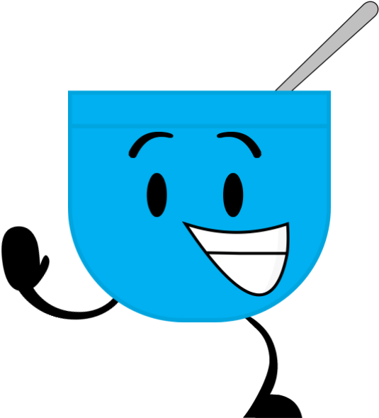 Cereal Bowl Pose - Bfdi Cereal Bowl (617x617), Png Download
