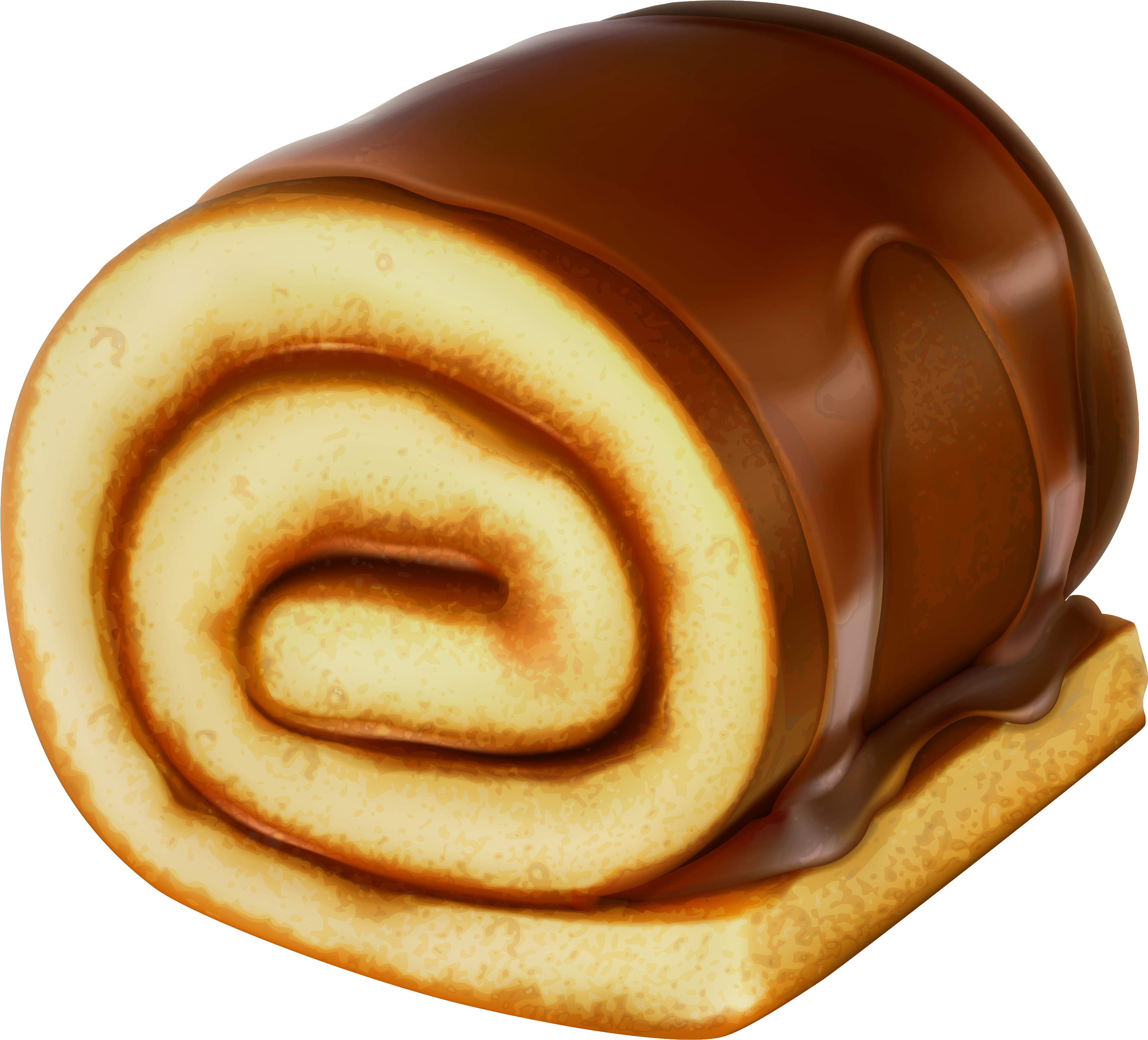 Sweets Clipart, Food Clipart, Food Drawing, Dessert - Swiss Roll Clip Art (600x523), Png Download