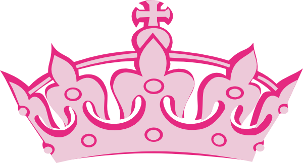 Pink Tiara Clip Art - Crown For Girl Clipart (600x324), Png Download