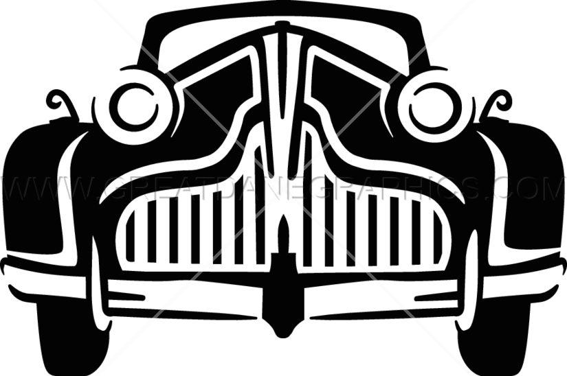 Classic Car Production Ready Artwork For T Shirt Printing - Car (825x548), Png Download