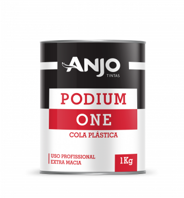 Plastic Body Filler Podium One - Emborrachamento Preto Automotivo 900ml - Anjo (357x417), Png Download