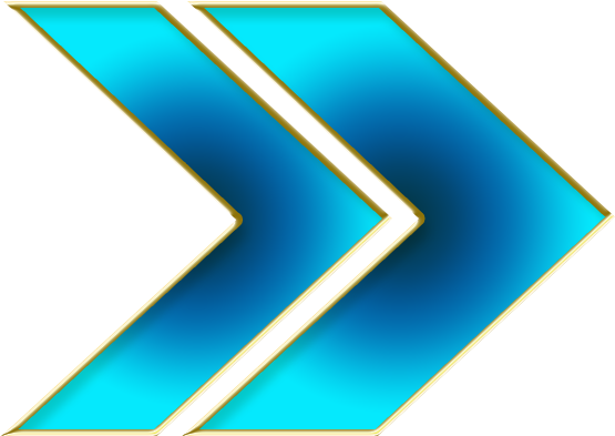 Double Arrow Cyan Right - Portable Network Graphics (591x591), Png Download