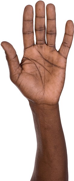 Start Reading Hand - Cuidar Nuestras Manos (253x596), Png Download